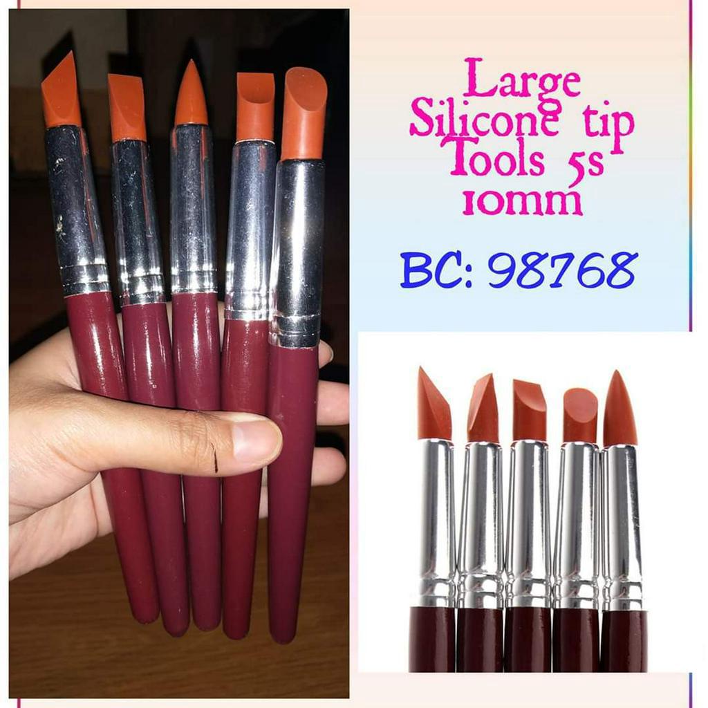 Big Rubber tip Tools set 10mm 5s | Silicone tip brush set | Wipe away ...