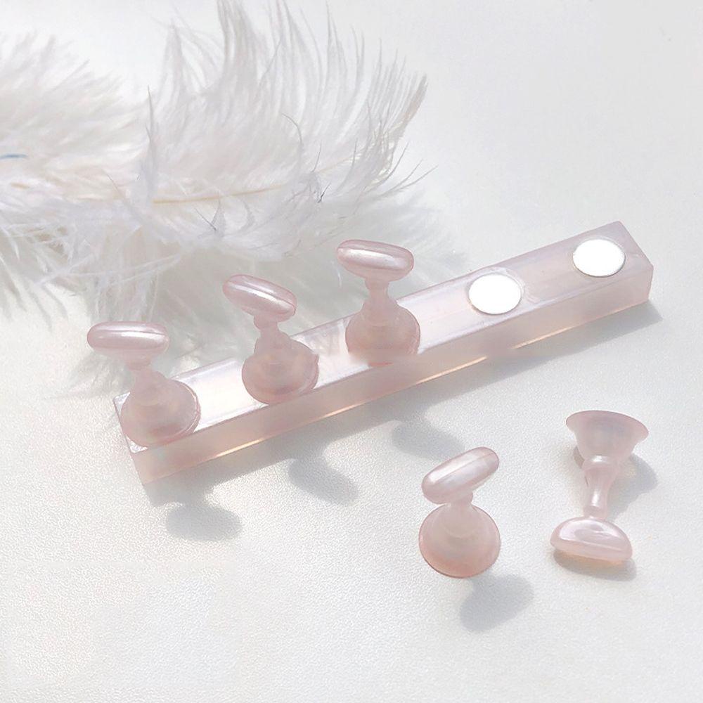OCEANMAP False Nail Tip Holder 5Pcs Girls Fake Nail Display Tool