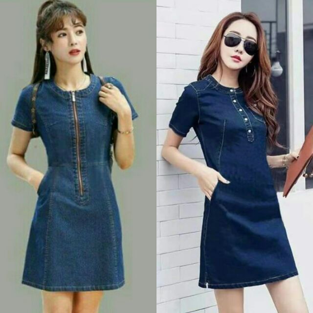 Shopee denim outlet dress