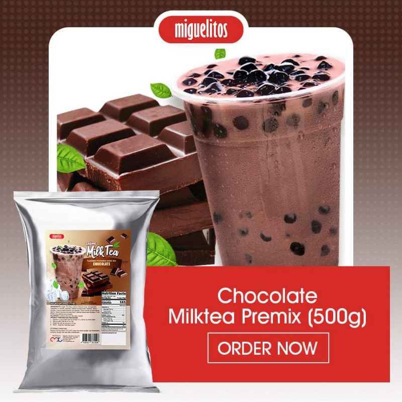 CHOCOLATE MILK TEA POWDER (500g & 1kg) | Shopee Philippines