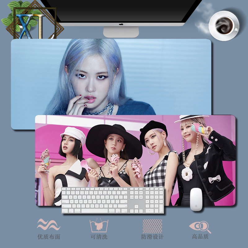 XL Super Large Mouse Pad Korean Meteor BLACKPINK Kim JiSoo Park