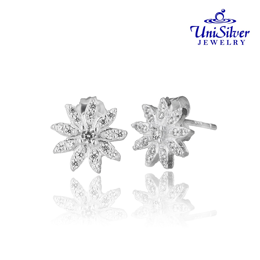 Unisilver earrings sale with stones