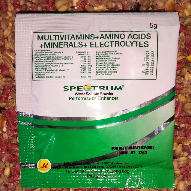 SPECTRUM 5g(MULTIVITAMINS+AMINO ACIDS+MINERALS+ELECTROLYTES)ROBINA Shopee Philippines