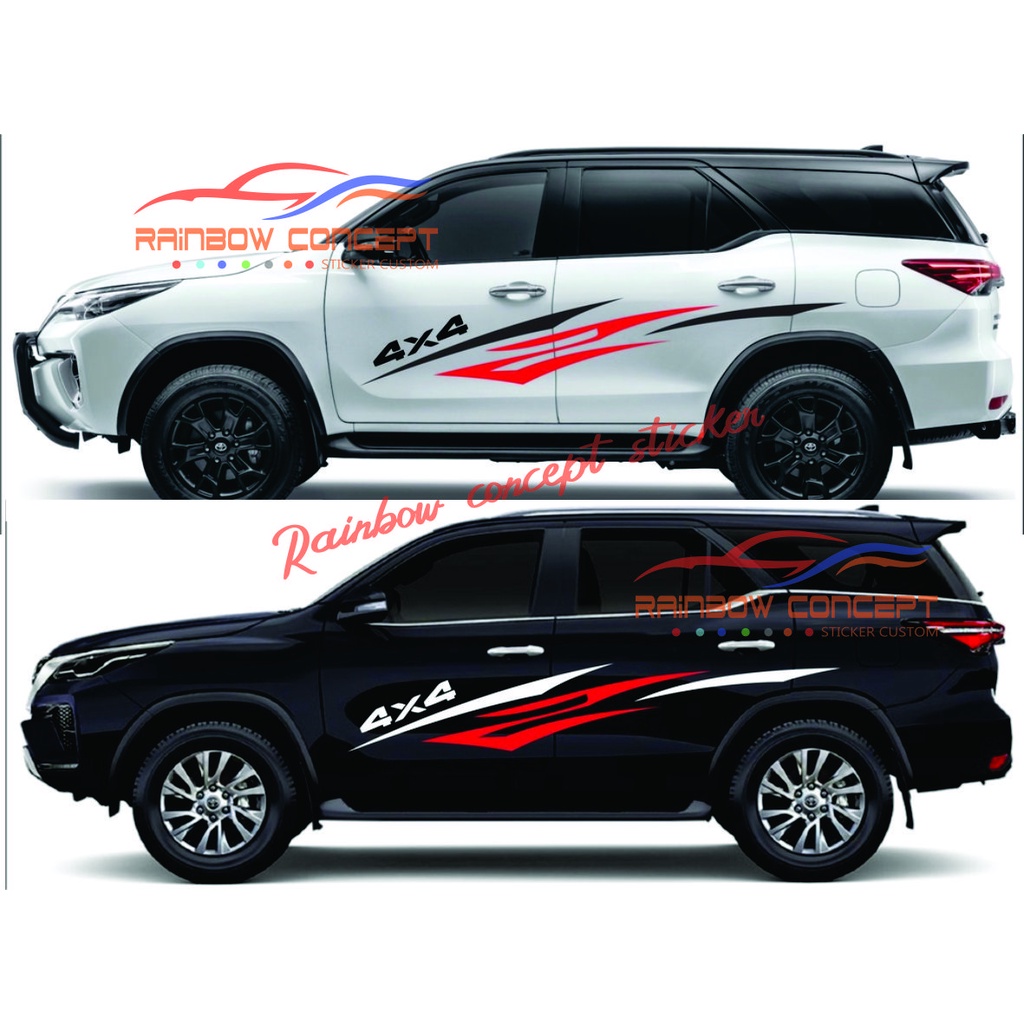 Fortuner sticker sticker The Coolest 4x4 side body toyota fortuner ...