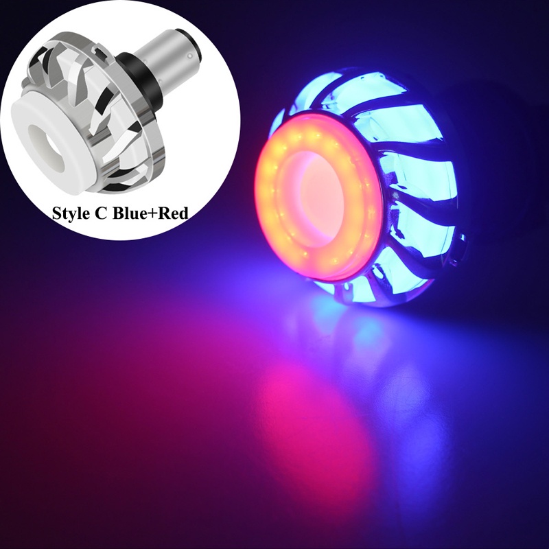 Motorcycle Tail Light Angel Eye Motorcycle Headlight Tail Brake Rear