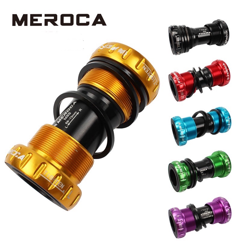 MEROCA Bicycle Threaded Bottom Bracket Bearing 68mm Mountain Road Bike Hollowtech Crankset Bb Axis Parts Shopee Philippines