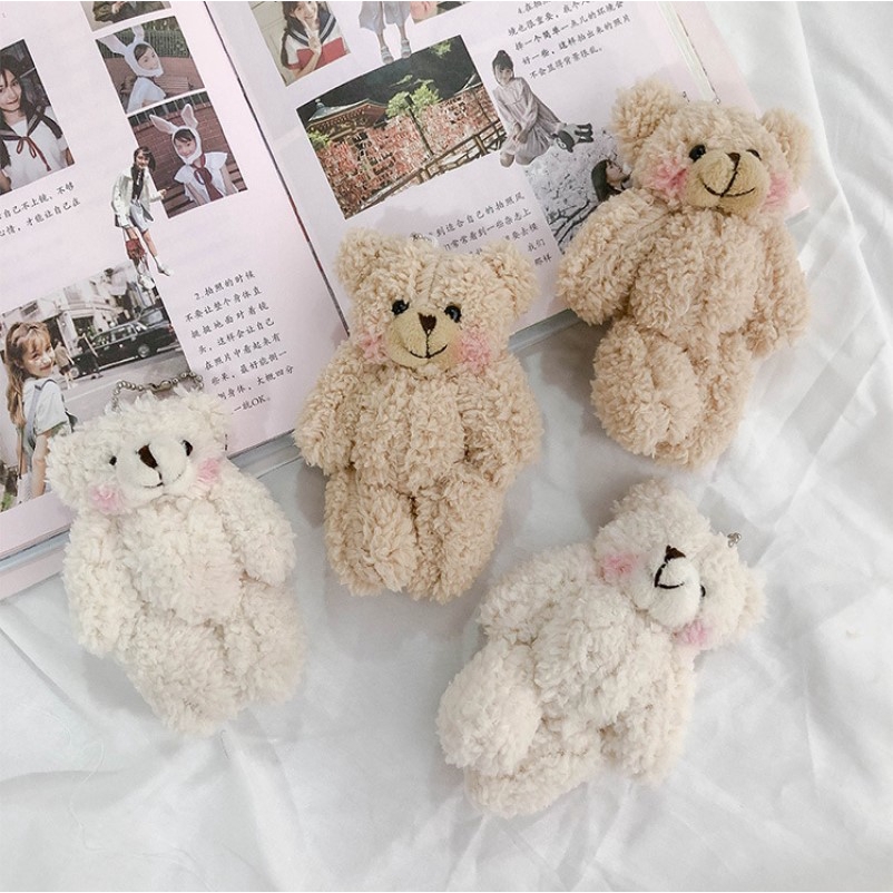 Cute Plush Bear Rabbit Doll Key Chain | Shopee Philippines