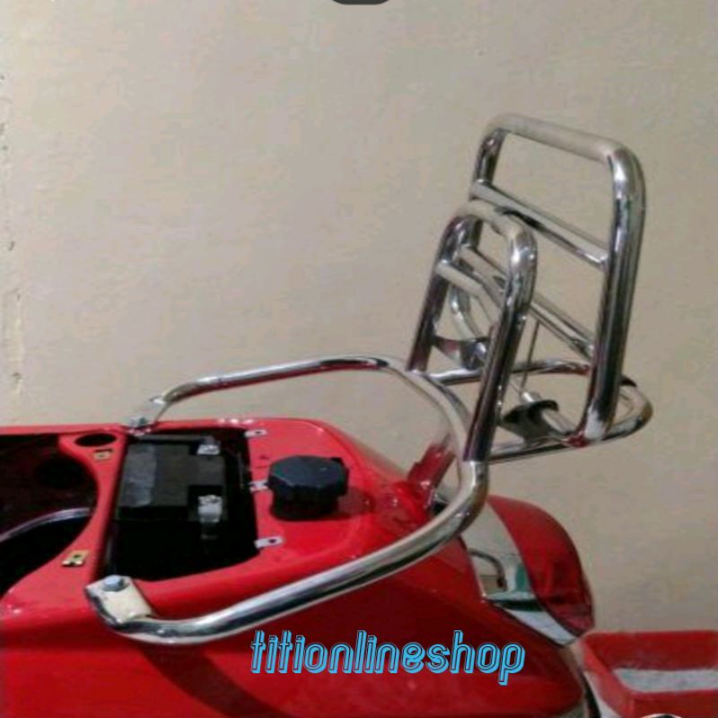Vespa LX, S, Sprint, Primavera And GTS Back rack/ Vespa Accessories Shopee Philippines