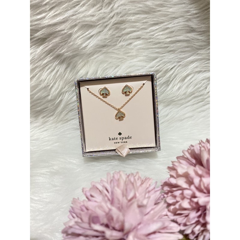 Kate Spade Earrings & Necklace Jewelry Set | Shopee Philippines