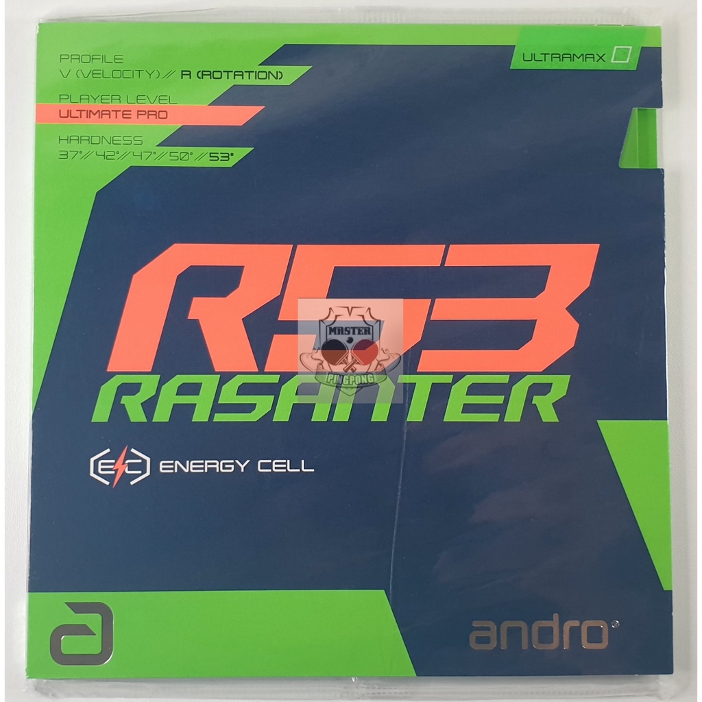 Andro Rasanter R53 GREENER Andro High Speed Table Tennis Bat Rubber