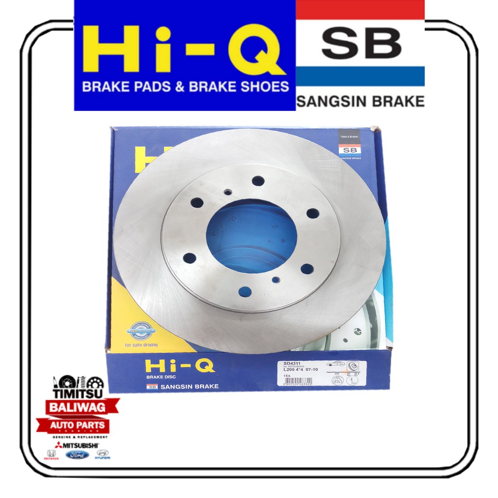ROTOR DISC (FRONT) MITSUBISHI MONTERO SPORT TRITON 4X4 2007-PRESENT ...