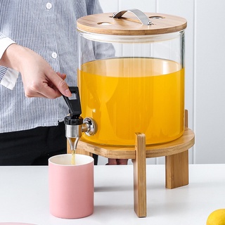 1.4 Gallon Drink Dispenser For Fridge Beverage Dispenser With Spigot Milk  Lemonade Juice Containers With Lids Sealed - AliExpress