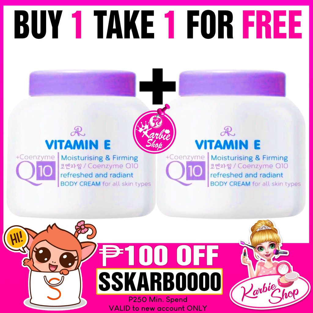 Orig Buy 1 Take 1 Aron Vitamin E Cream Coenzyme Q10 Moisture And Firming