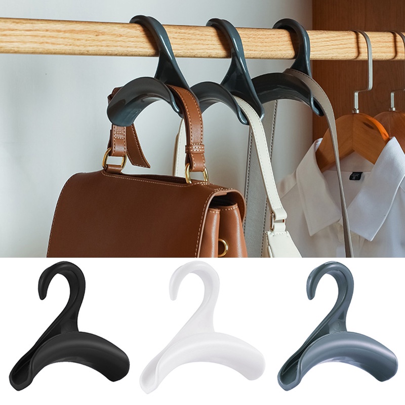 1pc Bag Hanger, Purse Hanger Closet, Purse Hooks For Closet, Handbag Hanger,  White Storage Organizer For Backpacks, Clothes Or Handbag