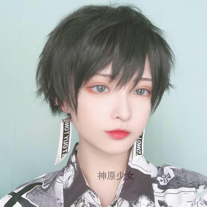 Review for Japanese gay gold Short wig yv30823