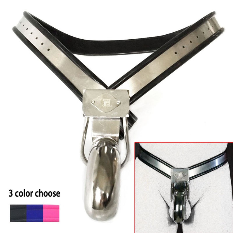 Stainless Steel Cock Cage Male Chastity Device Metal Penis Ring Bdsm  Bondage Chastity Lock Penis Chastity