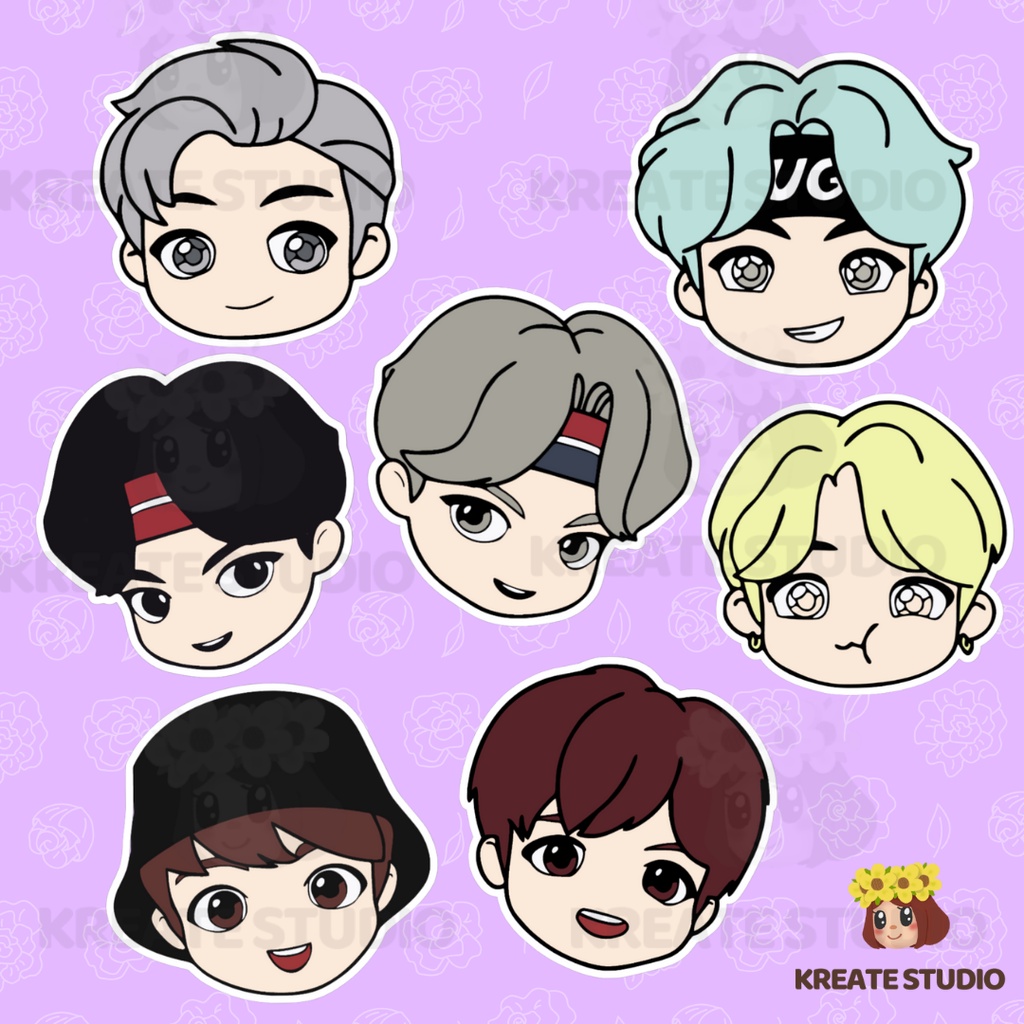 BTS TINYTAN - Waterproof Vinyl Sticker (Mic Drop Inspired) | Matte ...