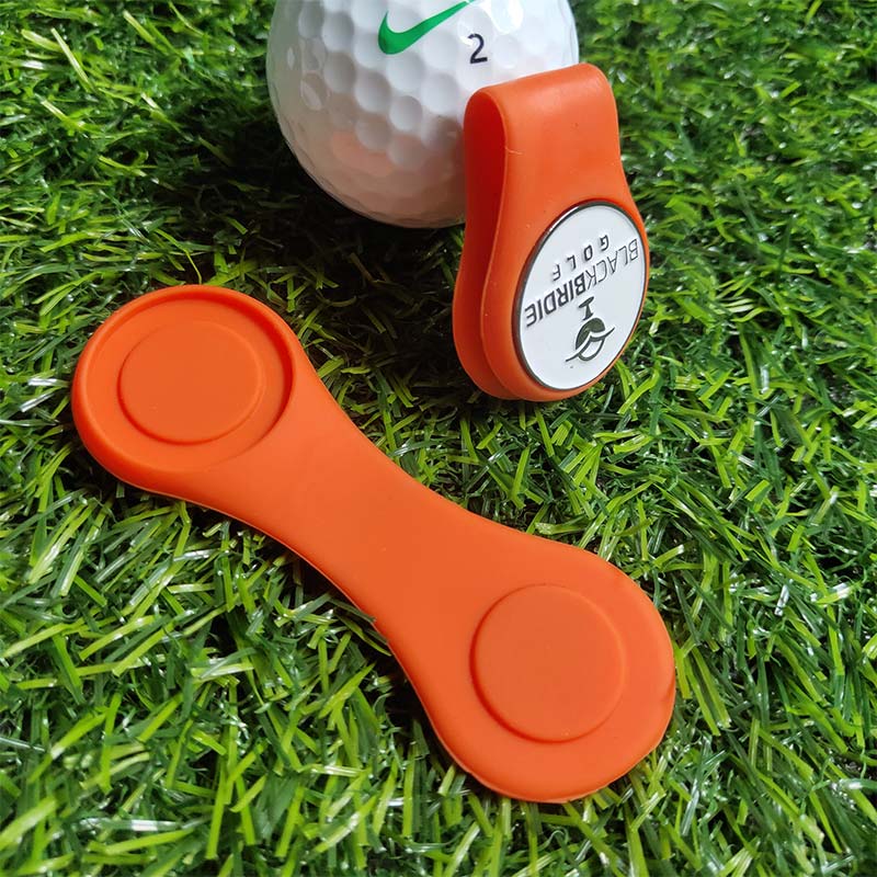 ⋮ Silicone Golf Hat Clip Ball Marker Holder with Strong Attach