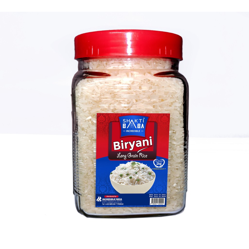 Biryani Long Grain Rice in Glass Bottle 1 kg(This is not Basmati Rice ...