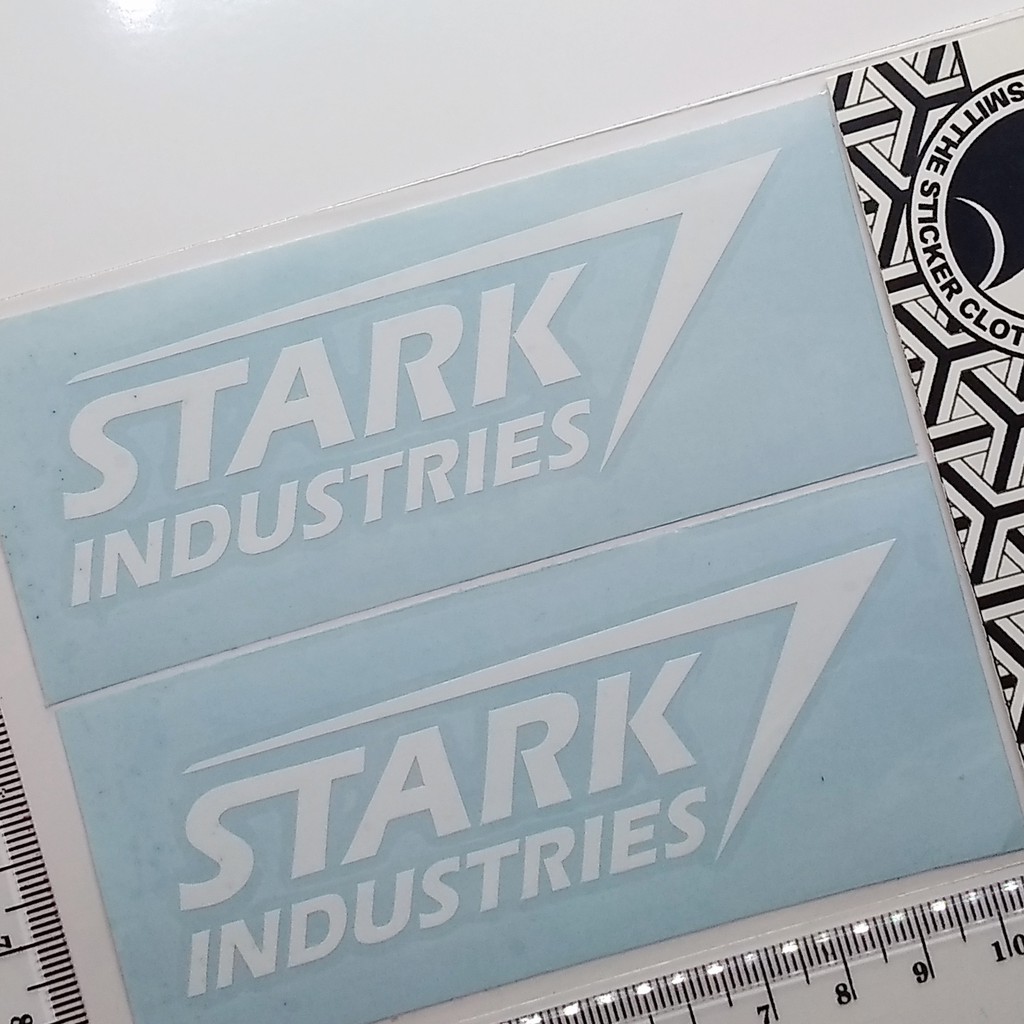 Stark Industries v.2 Logo Cutting Sticker | Shopee Philippines