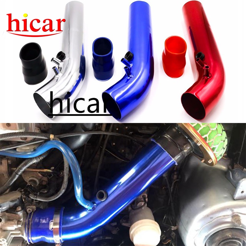 Universal 76mm Aluminum Long Air Intake Pipe for Cold Air Inlet 3inch