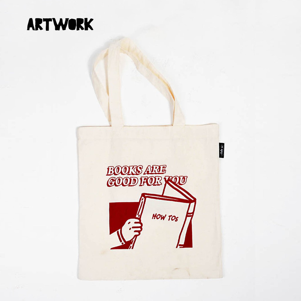 ARTWORK Books Are Good Tote Bag Shopee Philippines