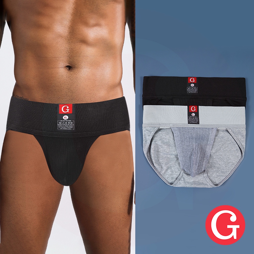 GBody 1pc Athletic Supporter Brief Underwear Premium Quality Shopee