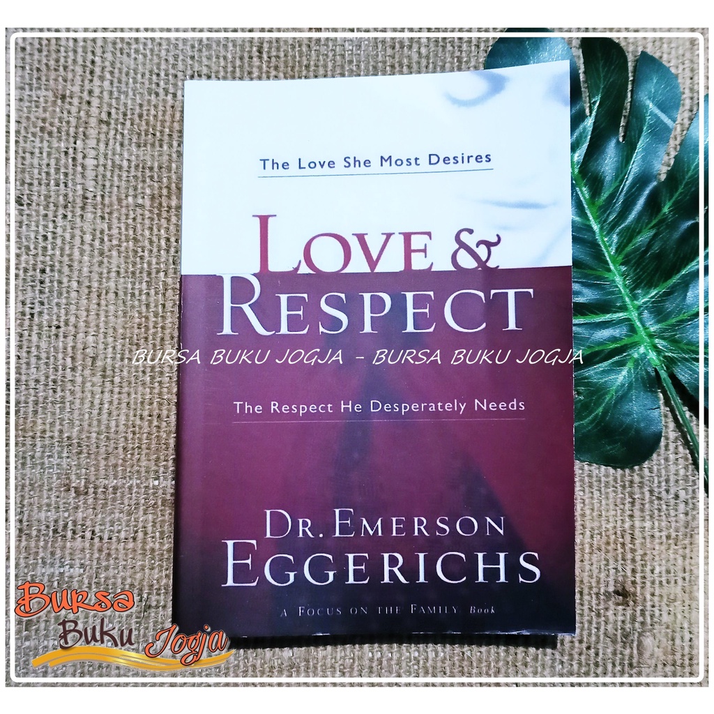 Love and Respect by Emerson Eggerichs Book Soft Cover in English for