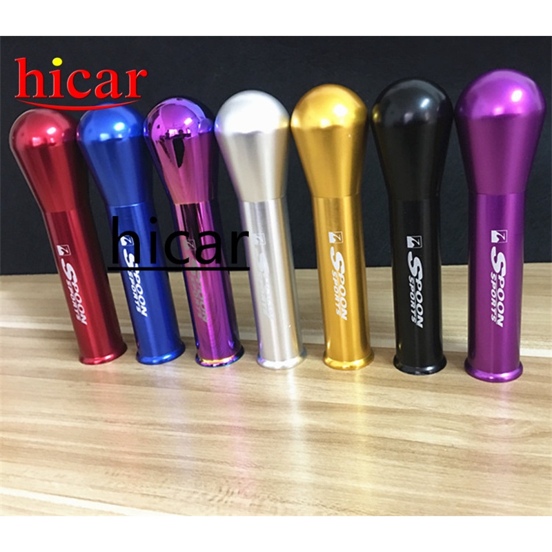 Spoon Sport Aluminum 15cm Gear Shift Knob Car Racing Shifter Lever Head fit Universal Manual