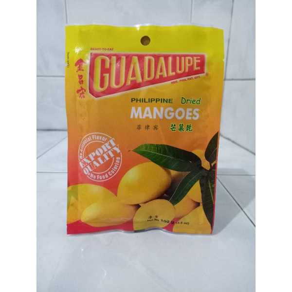 GUADALUPE DRIED MANGOES 100G Shopee Philippines