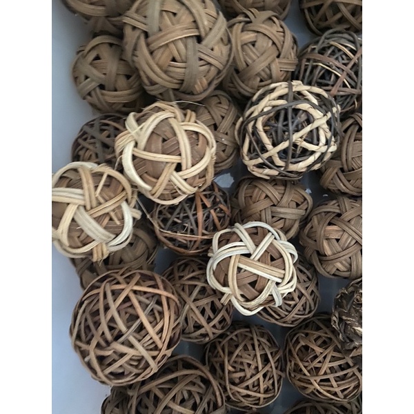 rattan balls and assorted native decorative accent balls | Shopee ...