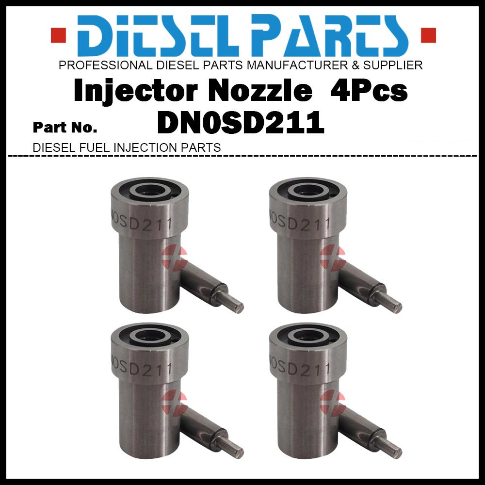 4Pcs Diesel Fuel Injector Nozzle 0434250009 DN0SD211 DNOSD211 DN0SD2110 ...