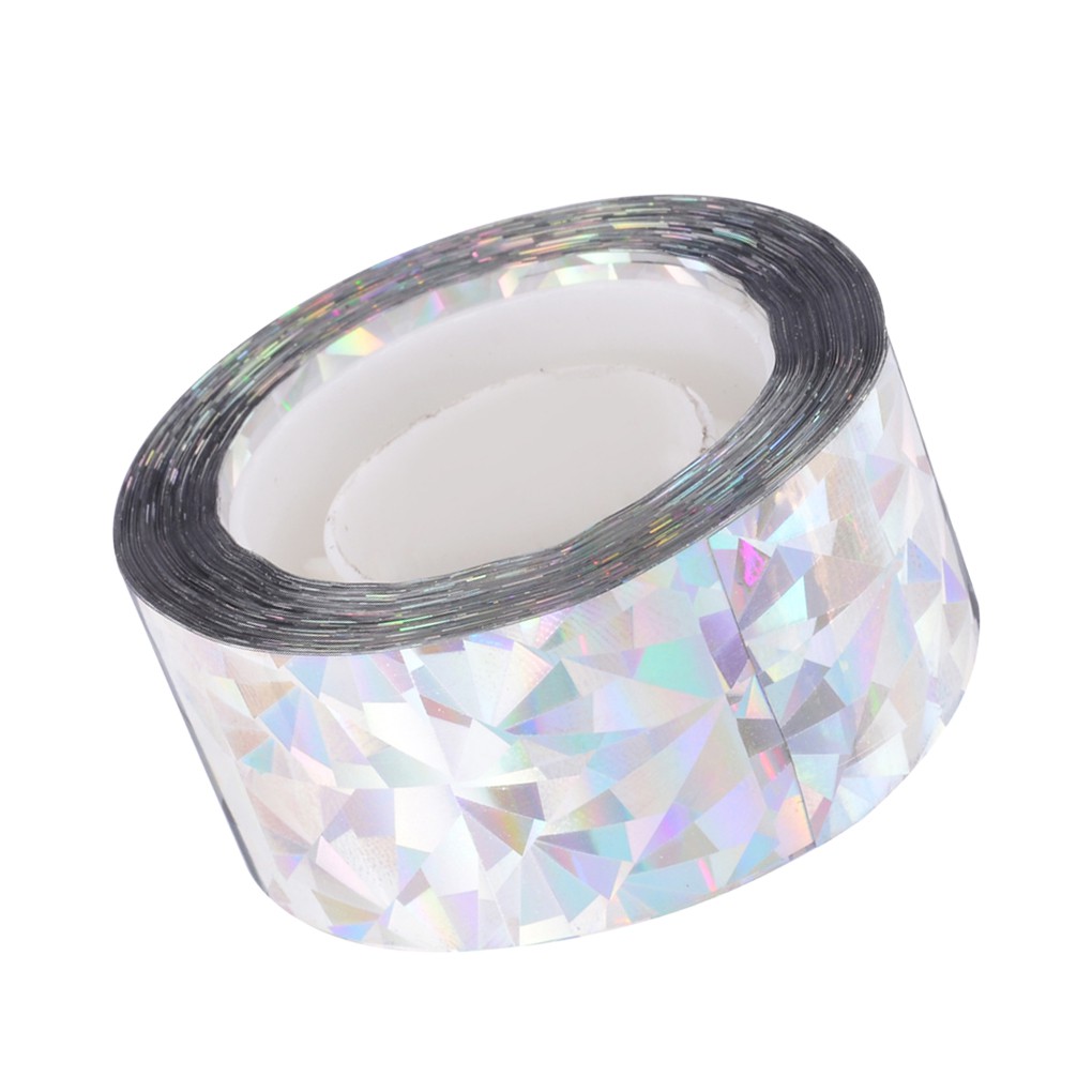 VOLL-Double-Sided Reflective Bird Scare Ribbon Home Garden Farm Bird ...
