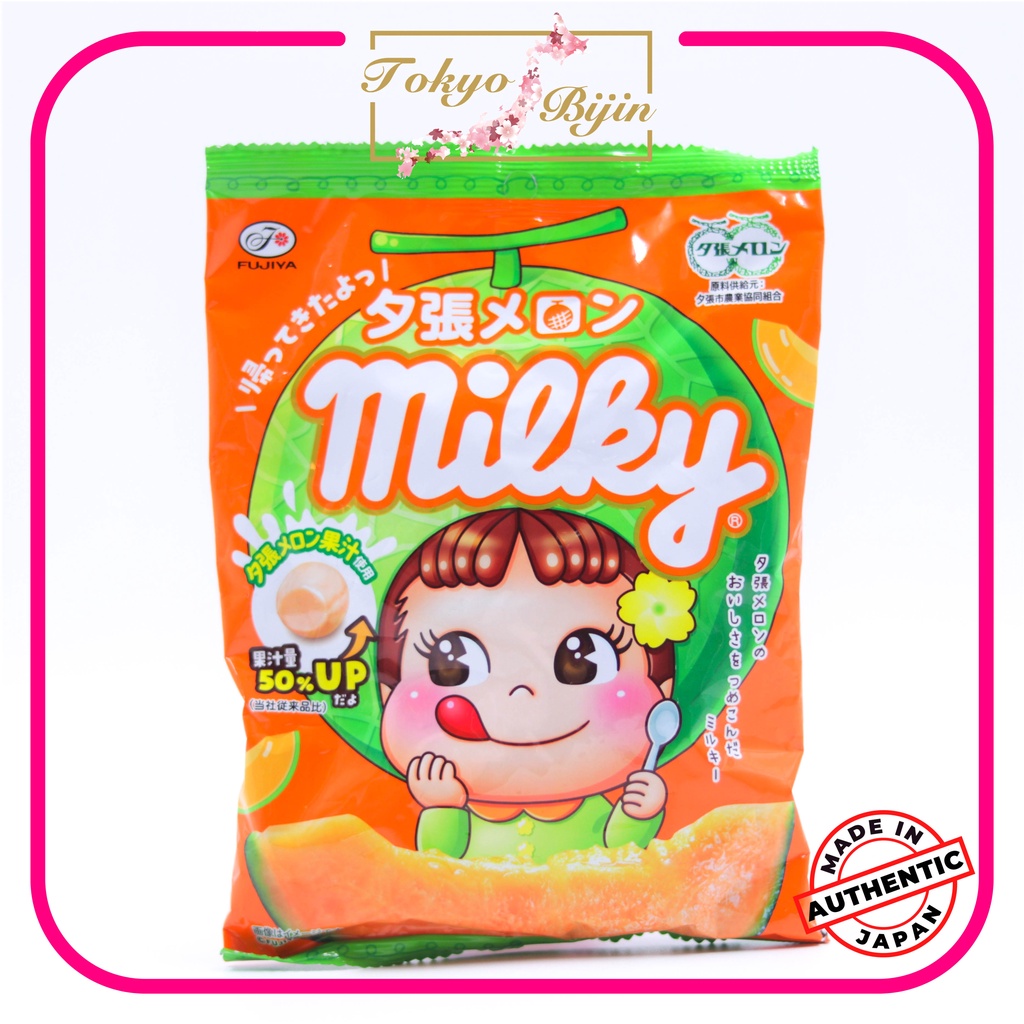 FUJIYA PEKO CHAN MILKY CANDY IN YUBARI MELON (76g) TOKYO BIJIN