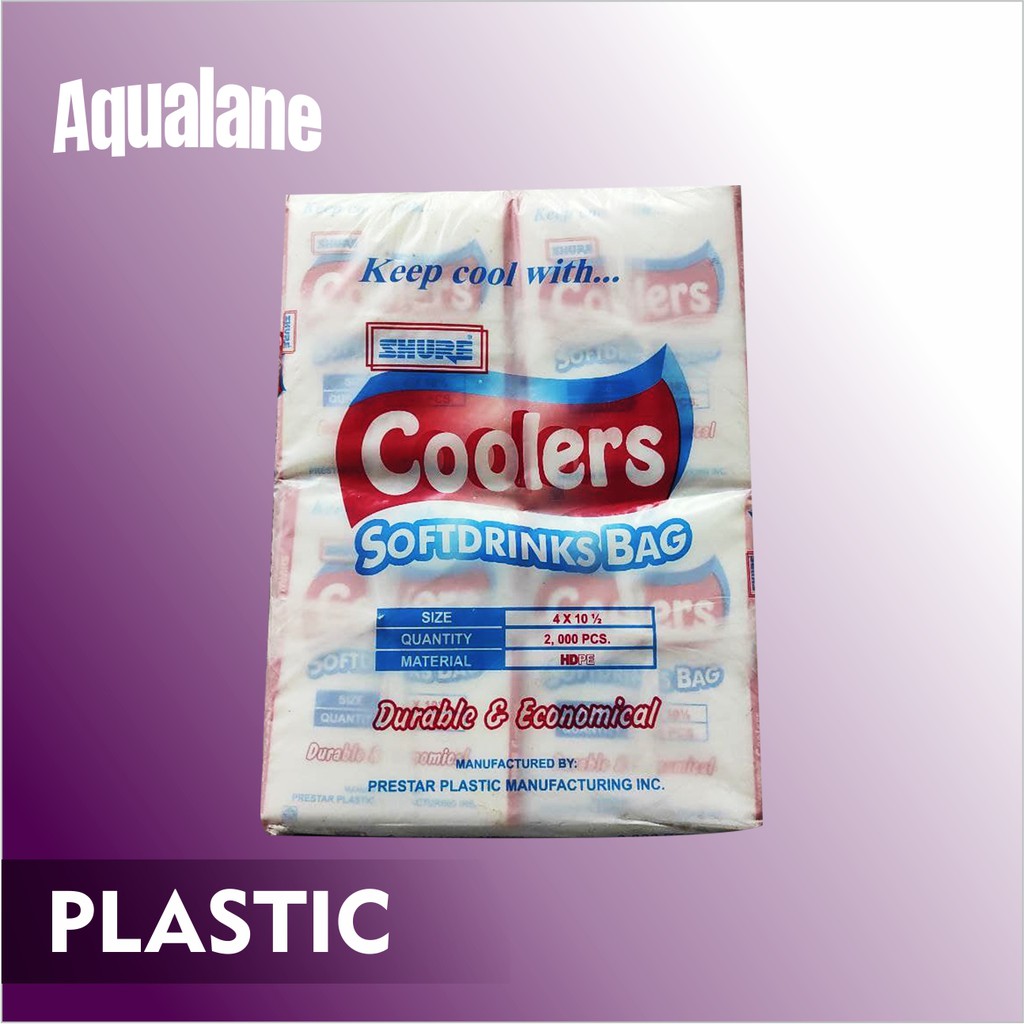 SHURE COOLERS SOFTDRINK BAG 2000 pcs | Shopee Philippines