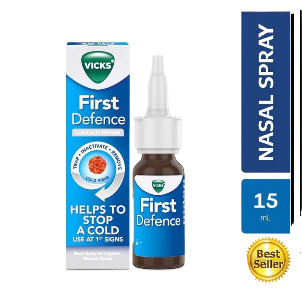 VICKS First Defence NASAL Spray like Betadine NASAL Spray Cold Defense