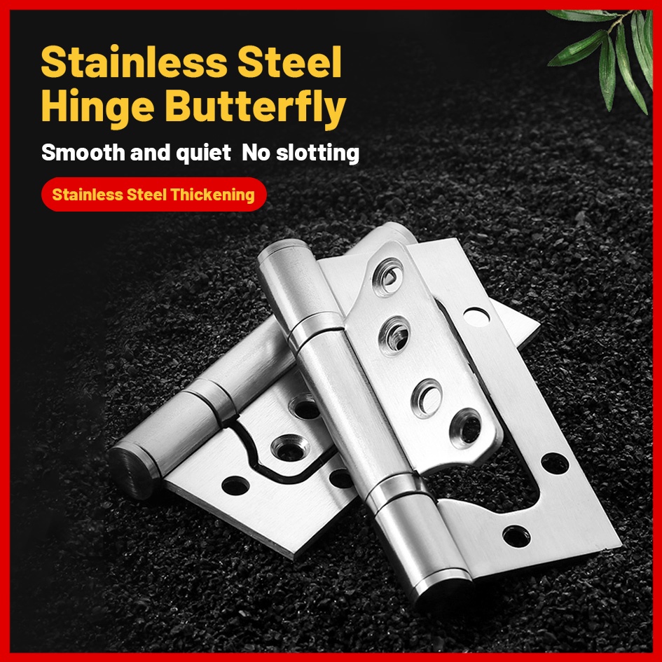 SS 304 Ball Bearing Butterfly Hinges at Rs 110/piece