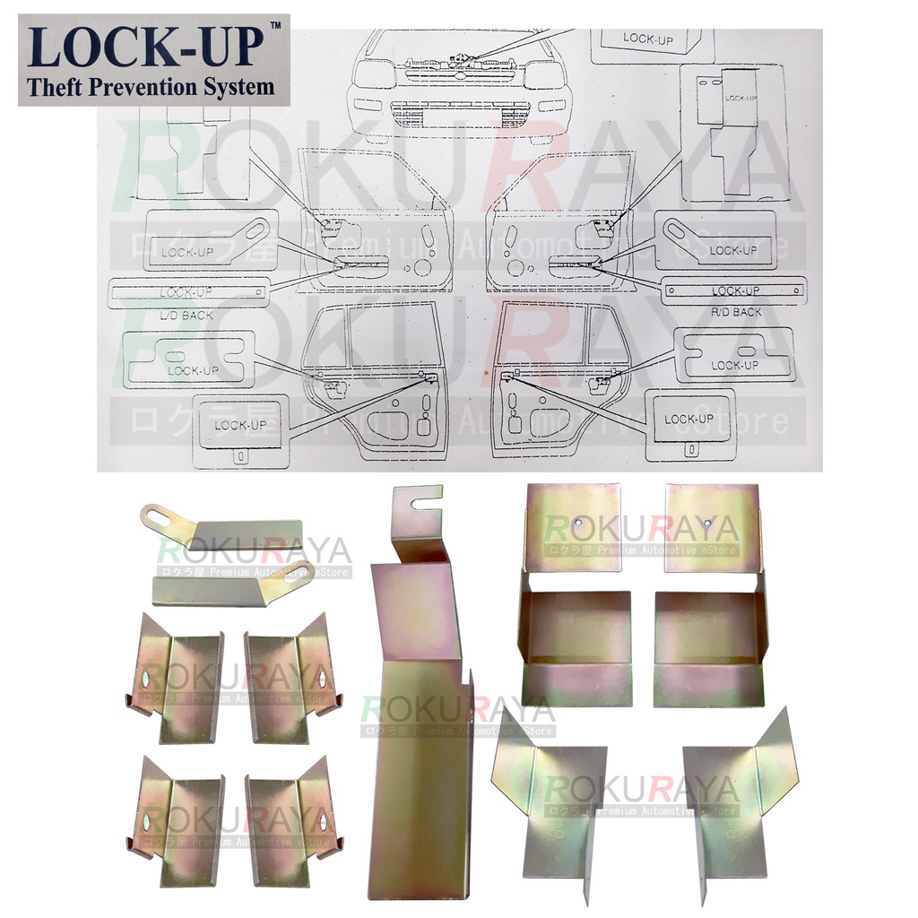 Toyota Unser Avanza Lock Up Anti Theft Prevention System - Door Inside ...
