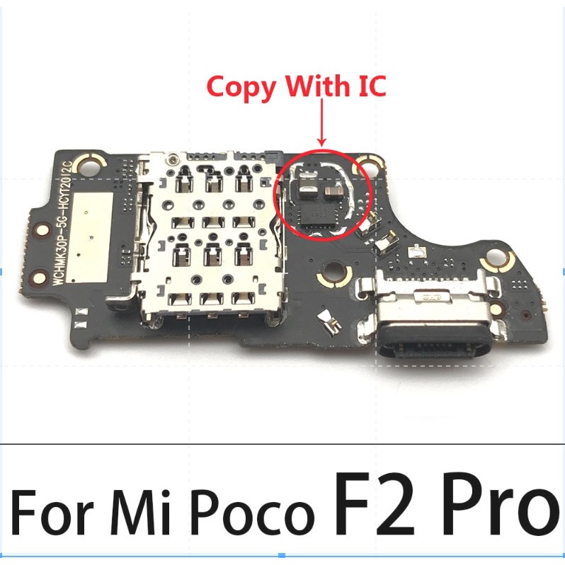 Original New Charger Board Pcb Flex For Xiaomi Poco F2 Pro Usb Port Connector Dock Charging Port 8177