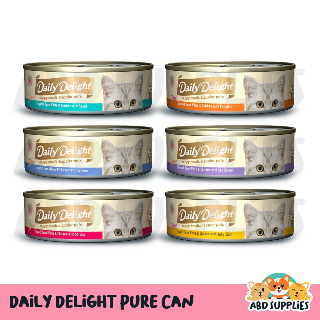 Daily Delight Canned Can Wet Cat Food (80g) Shopee Philippines