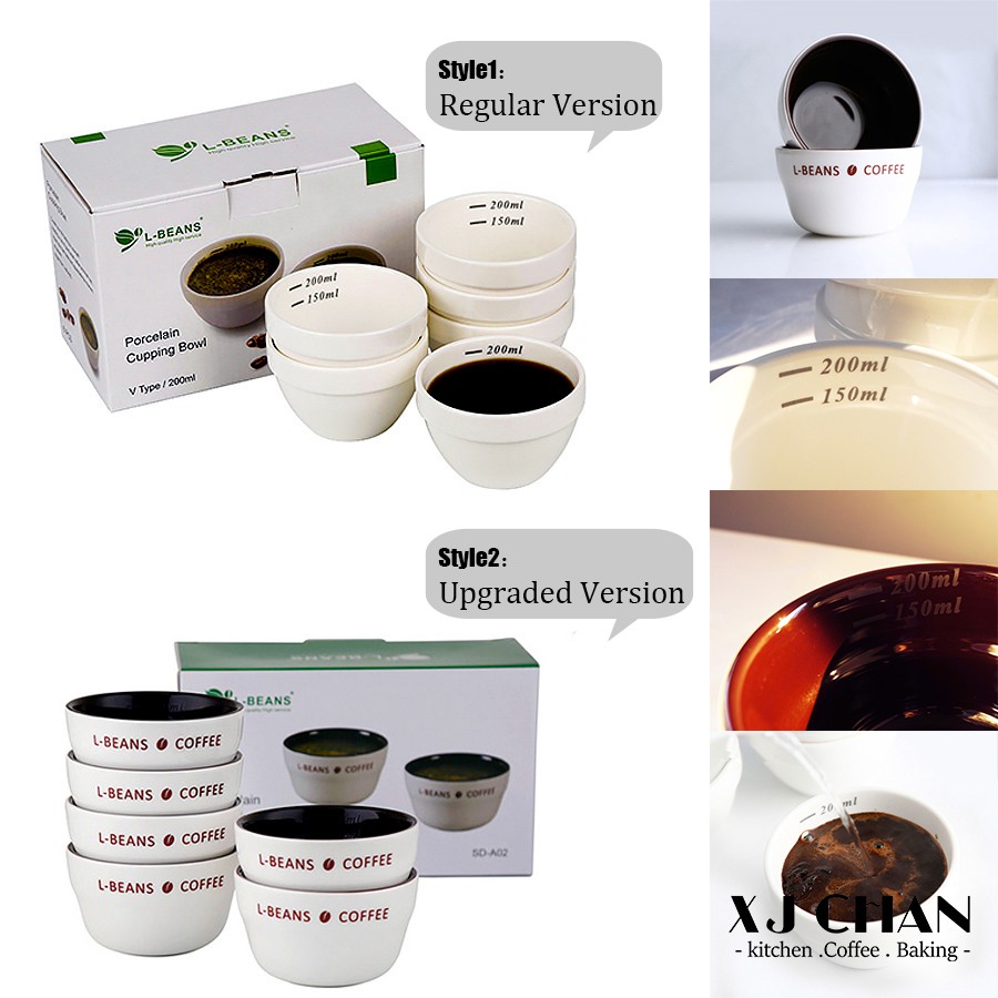 XJCHAN Professional 200ml Ceramic Cupping Cup SCAA Measuring Coffee Cup ...