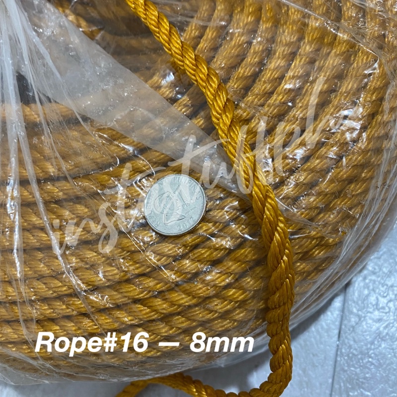 ROPE #10 #12 #14 #16 (PRICE PER METER Length) MORE THAN ONE METER ORDER ...