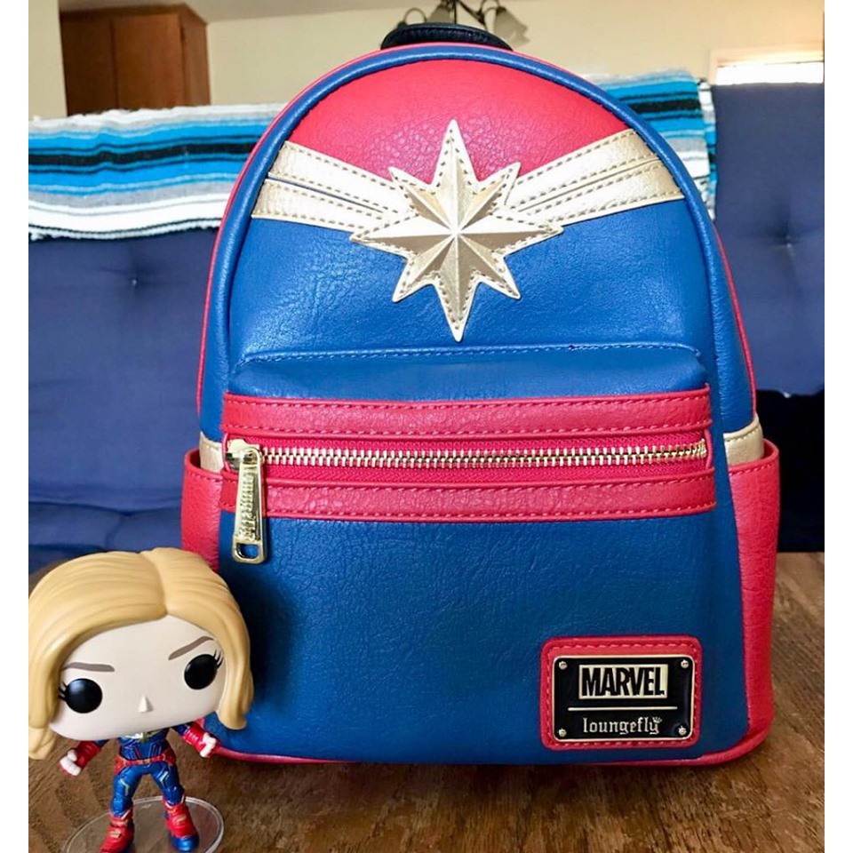 Loungefly x Marvel Captain Marvel Mini Backpack