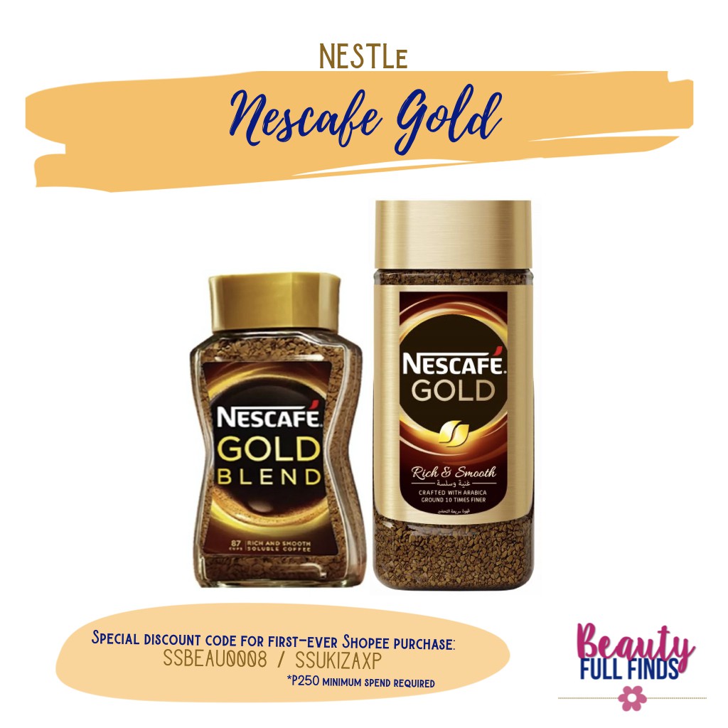 Nescafe Gold Medium Roast Coffee 200g Shopee Philippines