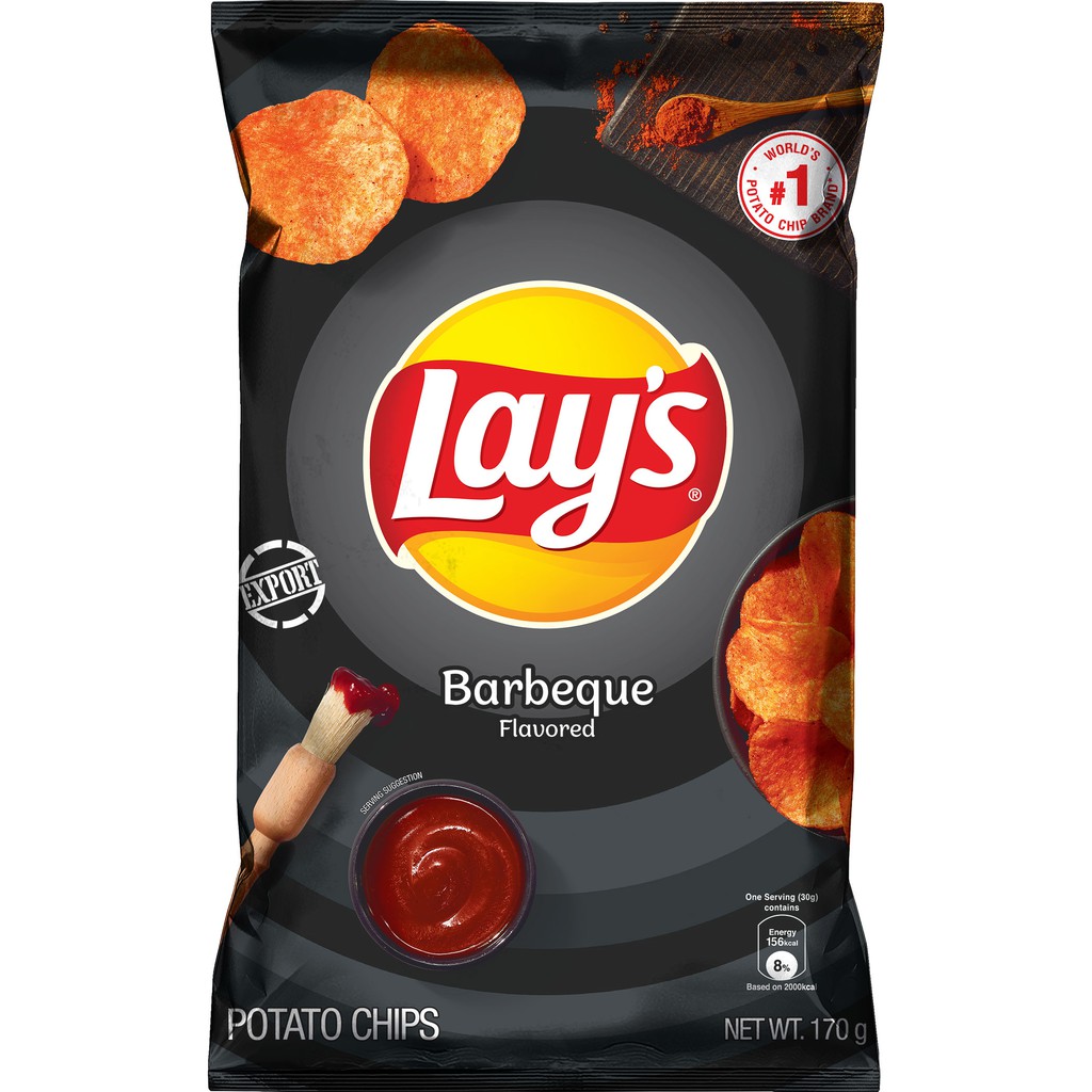 Lay's Barbecue Potato Chips 170g | Shopee Philippines