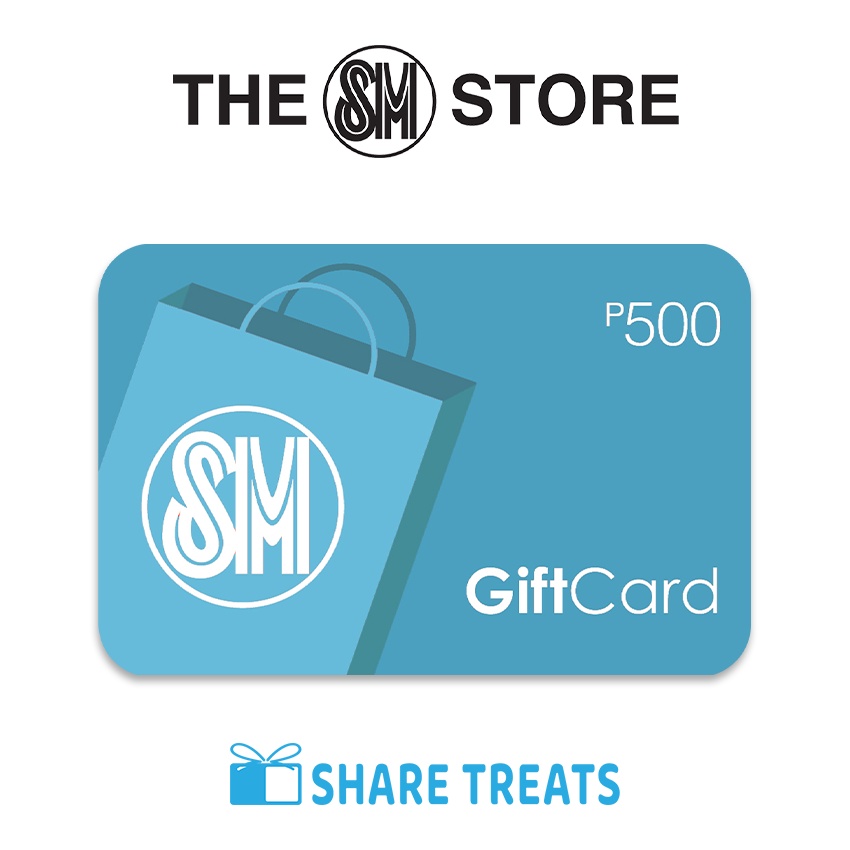 SM Gift Card P500 (SMS eVoucher) Shopee Philippines