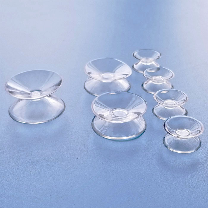 10pcs Double Sided Suction Cups 20/30/35mm – Clear Soft PVC For Glass, Tanks, Tables