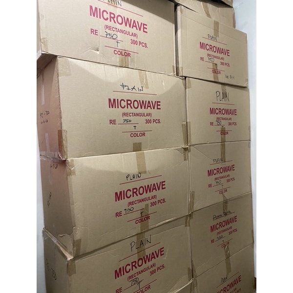 10pcs/pack RO30 Microwavable Plastic Container (750ml) | Shopee Philippines