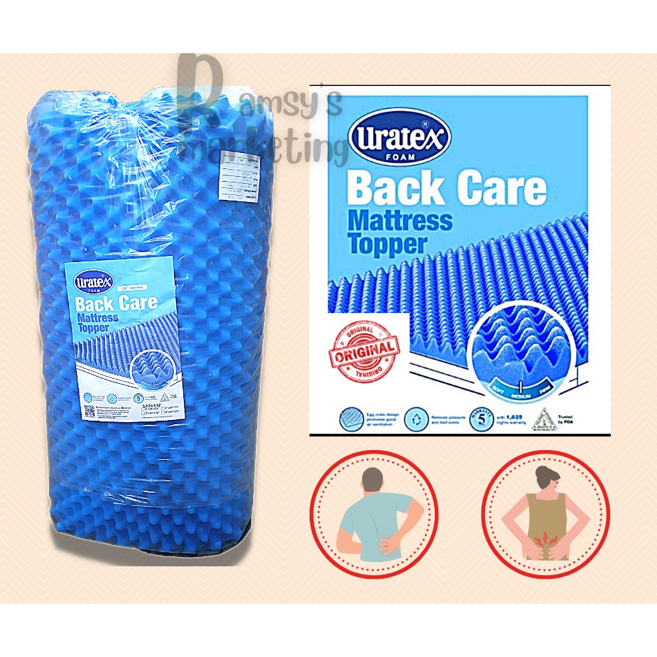 Uratex Back Care Semi Firm Topper KING SIZE Shopee Philippines