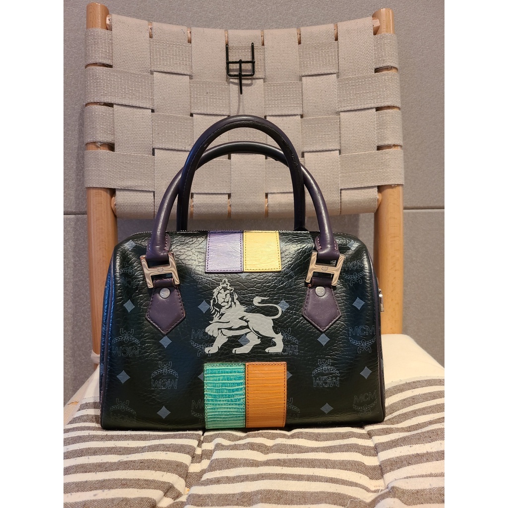 MCM Lion Preloved Doctors' Bag